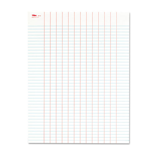 Data Pad With Plain Column Headings, Data/lab-record Format, 13 Columns, 8.5 X 11, White, 50 Sheets