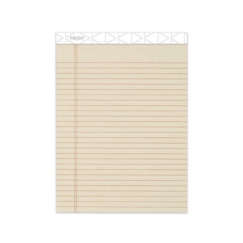 Prism + Colored Writing Pads, Wide/legal Rule, 50 Pastel Ivory 8.5 X 11.75 Sheets, 12/pack