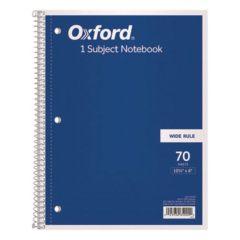 Coil-lock Wirebound Notebooks, 3-hole Punched, 1-subject, Wide/legal Rule, Randomly Assorted Covers, (70) 10.5 X 8 Sheets