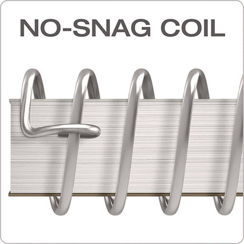 Coil-lock Wirebound Notebook, 3-hole Punched, 1-subject, Medium/college Rule, Randomly Assorted Covers, (100) 11 X 8.5 Sheets