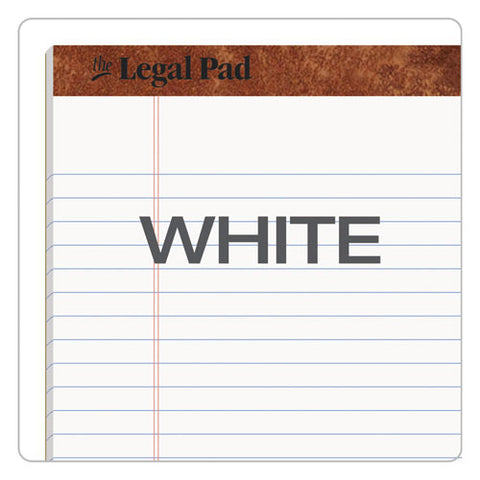 "the Legal Pad" Ruled Perforated Pads, Wide/legal Rule, 50 White 8.5 X 11.75 Sheets