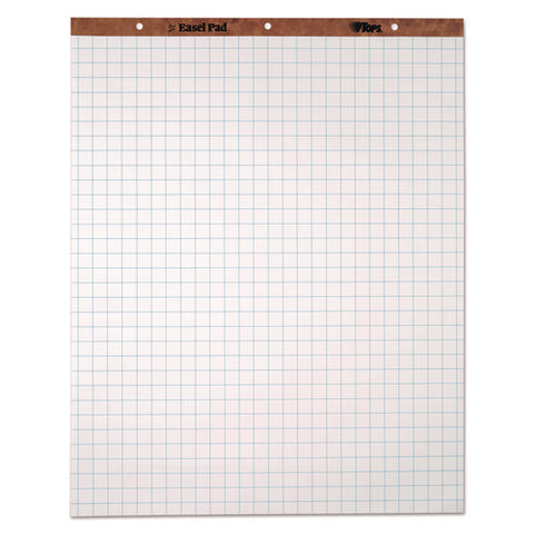 Easel Pads, Quadrille Rule (1 Sq/in), 27 X 34, White, 50 Sheets, 4/carton