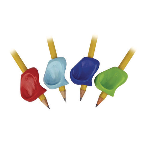 Pinch Pencil Grip, 1" Long, Assorted Colors, 100/carton