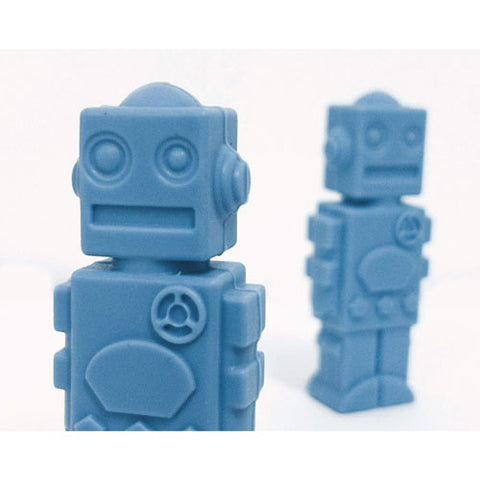 Pencil Topper, Robot, Blue, 24/carton