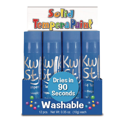 Kwik Stix Single Color Pack, 0.7" X 3.5", Light Blue, 12/pack, 12 Packs/carton