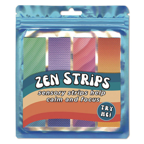 Zen Strips, Bumpy Gradient, Assorted Colors, 4/set, 36 Sets/carton