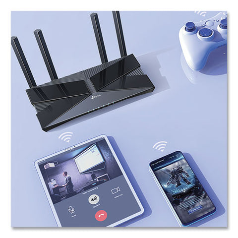 Archer Ax3000 Dual Band Gigabit Wi-fi 6 Router, 5 Ports, Dual-band 2.4 Ghz/5 Ghz