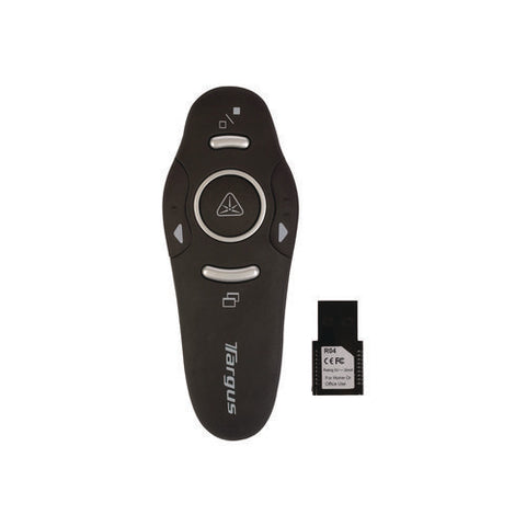 Wireless Usb Presenter With Laser Pointer, Class 2, 50 Ft Range, Black