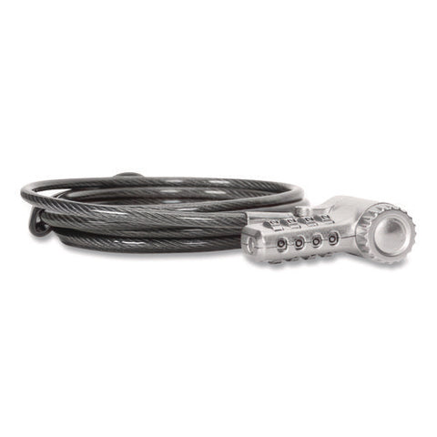 Defcom Ultimate Universal Serialized Combination Lock, 6.5 Ft Cable