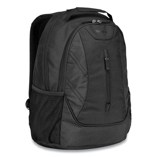 Ascend Backpack, Fits Devices Up To 16", Polyester, 12.5 X 7 X 18.6, Black