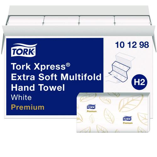 Xpress Extra Soft Multifold Towel, 2-ply, 9.12 X 12.8, White, 94 Towels/pack,16 Packs/carton