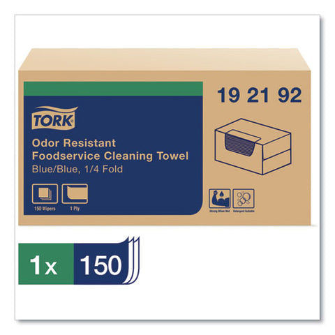 Foodservice Cloth, 13 X 24, Blue, 150/carton