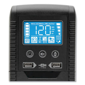 Eco Series Desktop Ups Systems With Usb Monitoring, 8 Outlets, 1,000 Va, 316 J