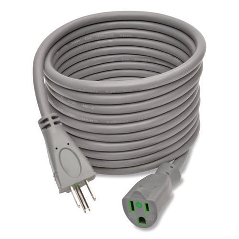 Hospital-grade Extension Cord, 15 Ft, 15 A, Gray