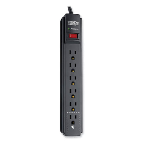 Protect It! Surge Protector, 6 Ac Outlets, 6 Ft Cord, 790 J, Black