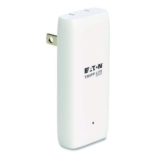 Flat One-port Usb-c Wall Charger With Gan Technology, White