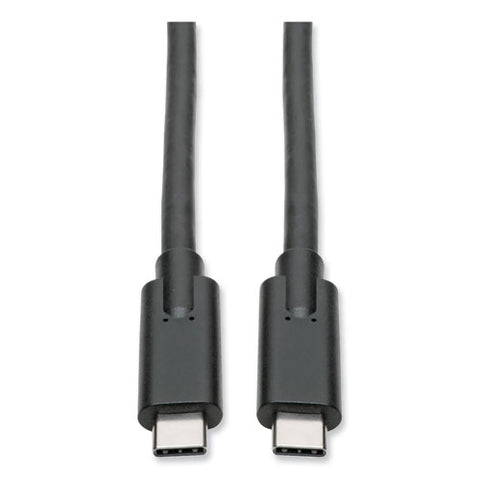 Usb 3.1 Gen 1 (5 Gbps) Cable, Usb Type-c (usb-c) To Usb Type-c (m/m), 5 A, 6 Ft, Black