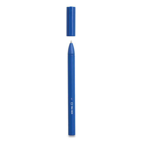 Quick Dry Gel Pen, Stick, Medium 0.7 Mm, Blue Ink, Blue Barrel, 5/pack