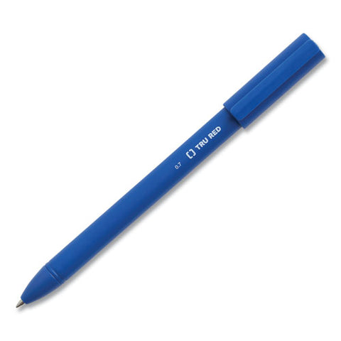 Quick Dry Gel Pen, Stick, Medium 0.7 Mm, Blue Ink, Blue Barrel, 5/pack