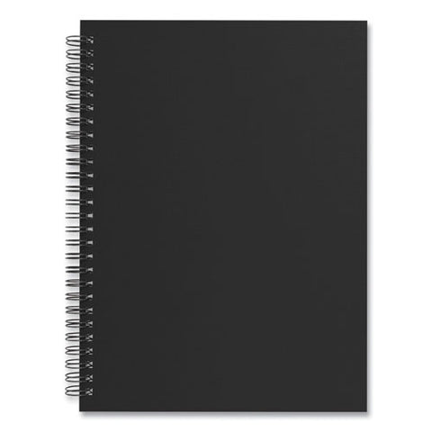 Wirebound Soft-cover Project-planning Notebook, 1-subject, Project-management Format, Black Cover, (80) 9.5 X 6.5 Sheets