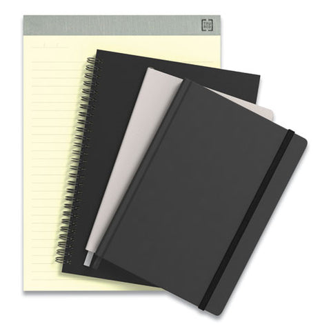 Wirebound Soft-cover Project-planning Notebook, 1-subject, Project-management Format, Black Cover, (80) 9.5 X 6.5 Sheets