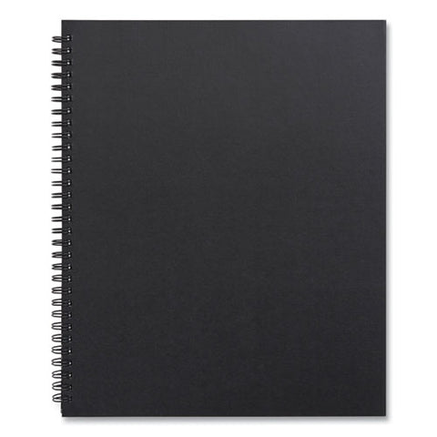 Wirebound Soft-cover Project-planning Notebook, 1-subject, Project-management Format, Black Cover, (80) 11 X 8.5 Sheets