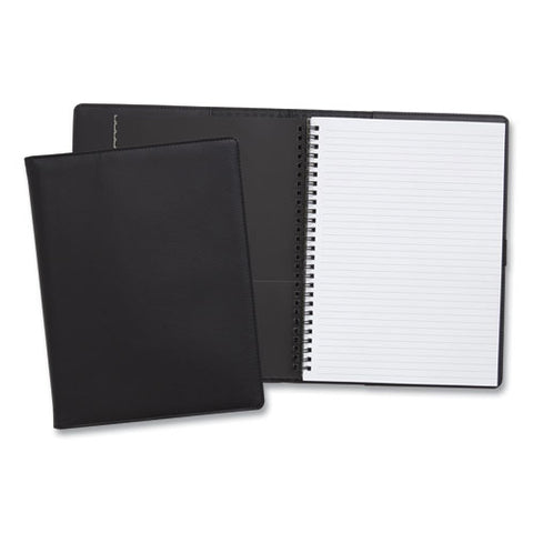 Soft-cover Notebook Folio Set, 1-subject, Narrow Rule, Black Cover, (80) 9.5 X 6.5 Sheets