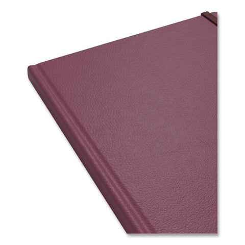 Hardcover Business Journal, 1-subject, Narrow Rule, Purple Cover, (96) 10 X 8 Sheets