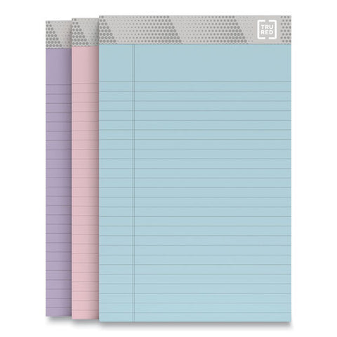 Notepads, Narrow Rule, 50 Assorted Pastel-color 5 X 8 Sheets, 6/pack