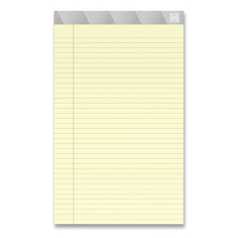 Notepads, Wide/legal Rule, 50 Canary-yellow 8.5 X 14 Sheets, 12/pack