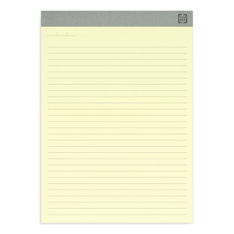 Notepads, Wide/legal Rule, 50 Canary-yellow 8.5 X 11.75 Sheets, 12/pack