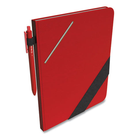 Large Starter Journal, 1-subject, Narrow Rule, Red Cover, (192) 10 X 8 Sheets