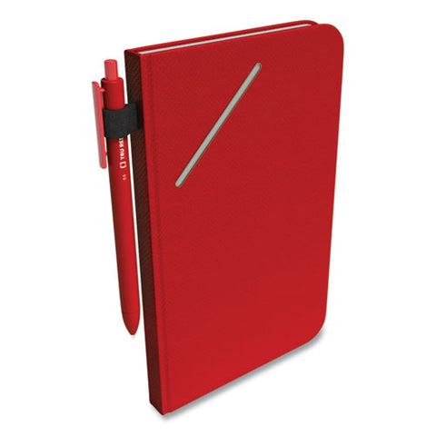 Medium Starter Journal, 1-subject, Narrow Rule, Red Cover, (192) 8 X 5 Sheets