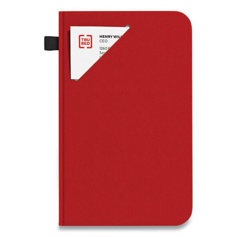 Medium Starter Journal, 1-subject, Narrow Rule, Red Cover, (192) 8 X 5 Sheets