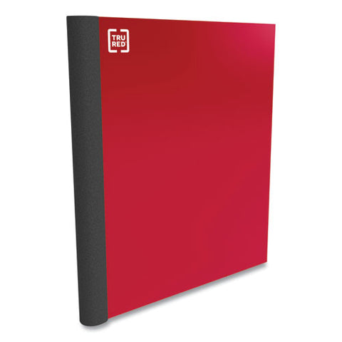 Three-subject Notebook, Twin-wire, Medium/college Rule, Red Cover, (150) 11 X 8.5 Sheets