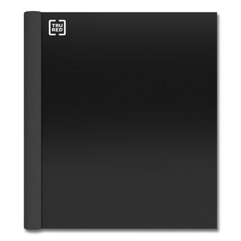 Three-subject Notebook, Twin-wire, Medium/college Rule, Black Cover, (150) 11 X 8.5 Sheets