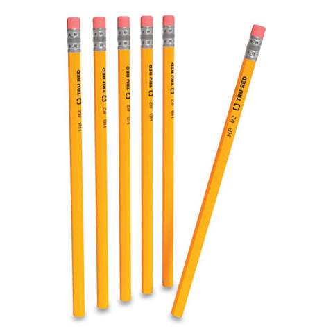 Wooden Pencil, Hb (#2), Black Lead, Yellow Barrel, 72/pack