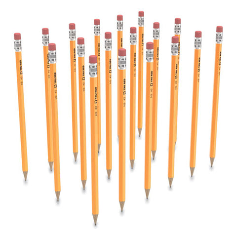 Pre-sharpened Wooden Pencil, Hb (#2), Black Lead, Yellow Barrel, 48/pack