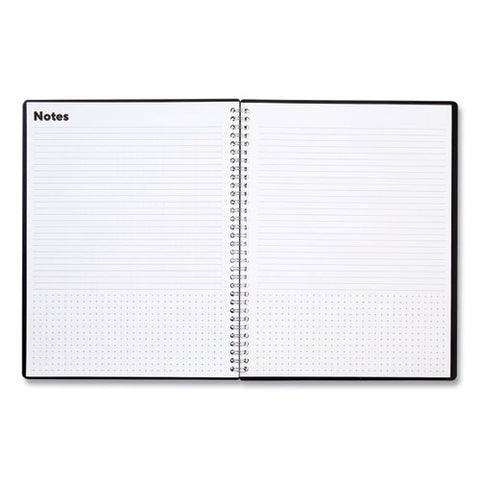 Weekly Teacher Planner, Two-page Spread (nine Classes), 11 X 8.5, Black Cover