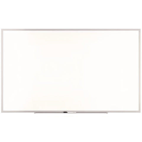 Melamine Dry Erase Board, 60" X 36", White Surface, Gray/natural Aluminum Frame