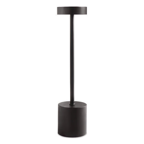 Led Desk Lamp, Candlestick Neck, 13.5" High, Black