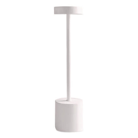 Led Desk Lamp, Candlestick Neck, 13.5" High, White