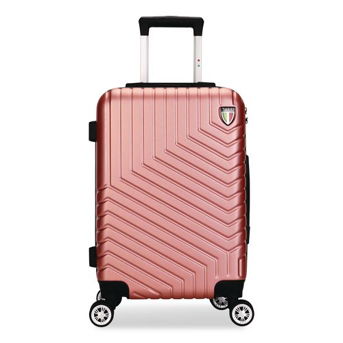 Spettacolo Hardside Carry-on Spinner Suitcase, 13.7 X 8.2 X 20, Rose Gold