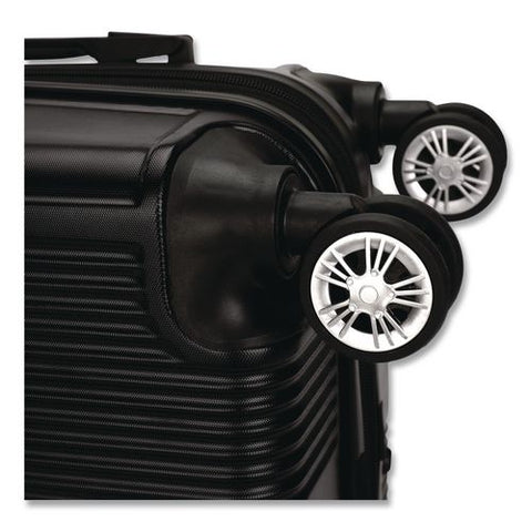 Tesoro Hardside Carry-on Spinner Suitcase, 13.7 X 7.6 X 22.8, Black