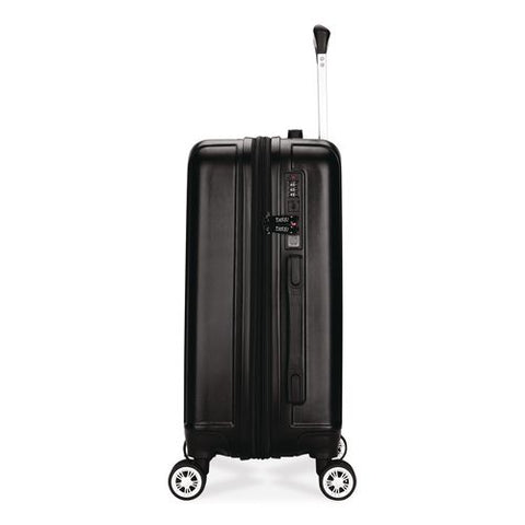 Tesoro Hardside Carry-on Spinner Suitcase, 13.7 X 7.6 X 22.8, Black