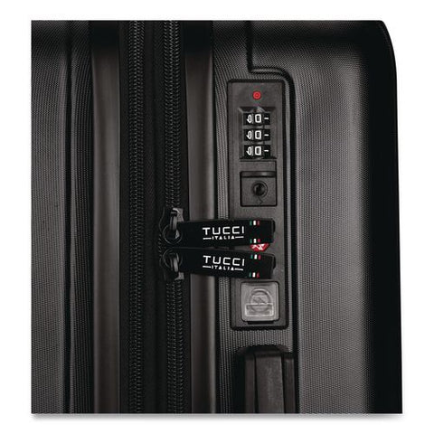 Tesoro Hardside Carry-on Spinner Suitcase, 13.7 X 7.6 X 22.8, Black