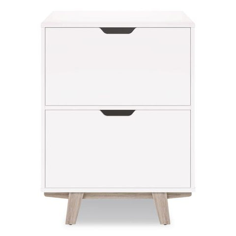 Whitney 2-drawer Lateral File Cabinet, Letter/legal Size File Drawers, 23.75" X 20" X 31.25", White