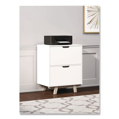 Whitney 2-drawer Lateral File Cabinet, Letter/legal Size File Drawers, 23.75" X 20" X 31.25", White