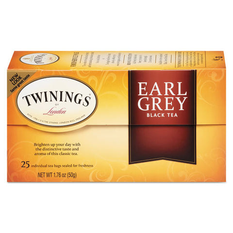 Tea Bags, Earl Grey, 1.76 Oz, 25/box