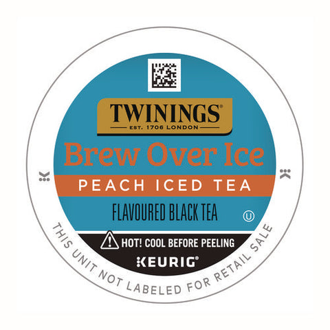 Brew Over Ice K-cups, Peach, 24/box